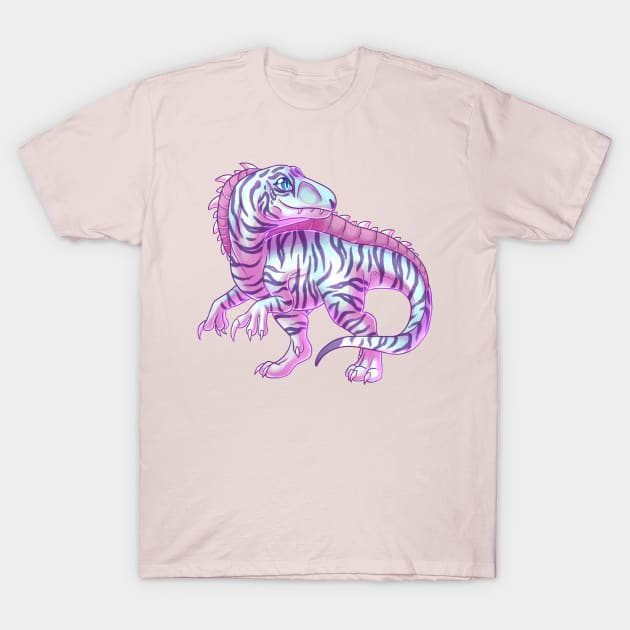 Pastel Acrocanthosaurus T-Shirt by cometkins